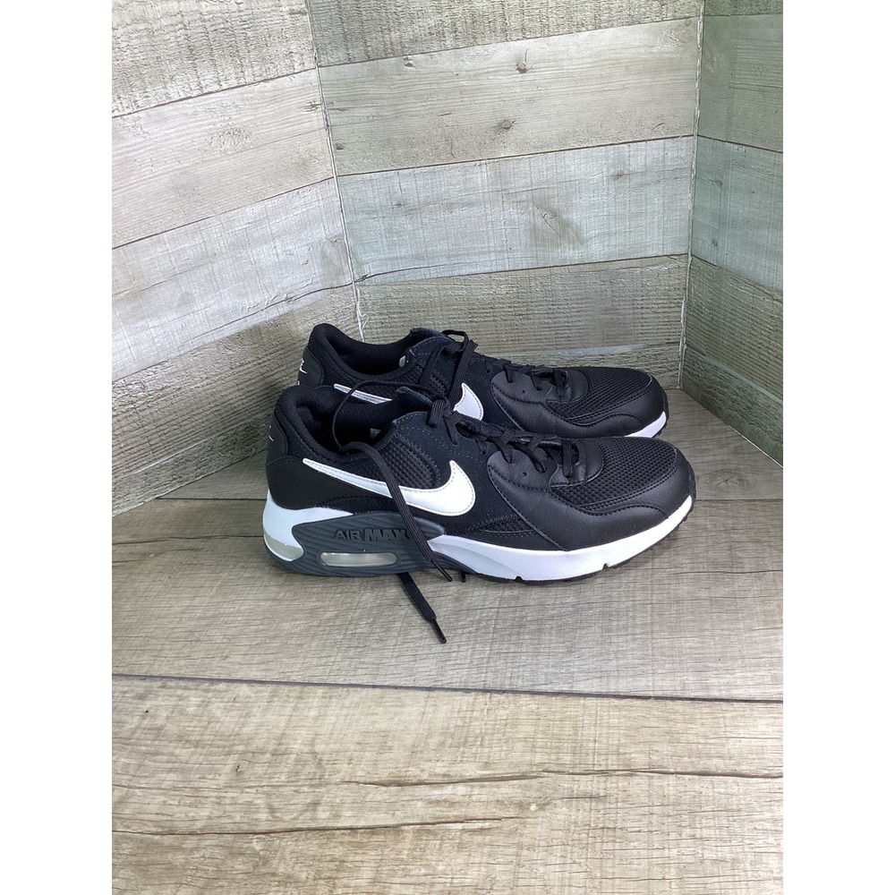 Nike Air Max Excee Mens Black White Low Top Sneakers CD4165-001 Size 9
